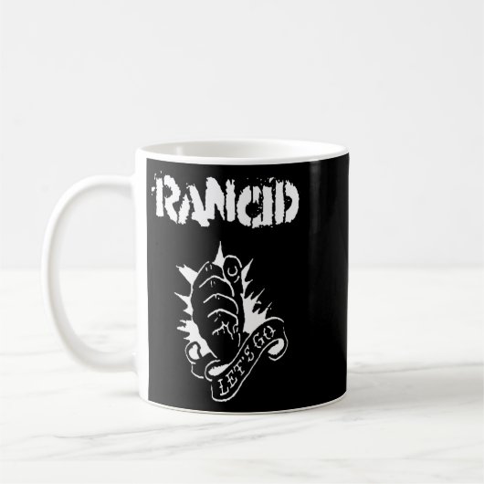 Graphic Lasse Gogo Rancid Logo Music Rock Band Las Kaffeetasse (Links)