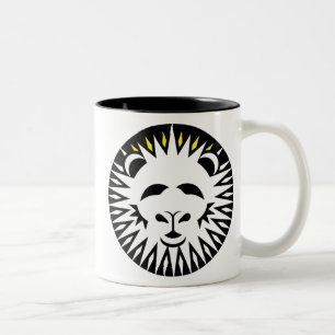 Graphic Leo Lion Zweifarbige Tasse