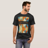 Graphic Life in 2026 Abstract Lines & Curves T-Shirt (Vorne ganz)