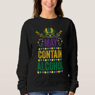 Graphic May enthält Alcohol Classic Art Liebe Mard Sweatshirt