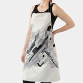Graphic Monochrome Line  Schürze (InSitu)