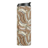 Graphic Monstera Blätter Tropical Design Thermosbecher (Nach links gedreht)