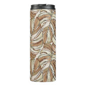Graphic Monstera Blätter Tropical Design Thermosbecher (Rückseite)