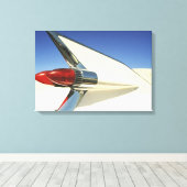 Graphic: Nah-up of fin and taillight on Leinwanddruck (Insitu (Holzboden))