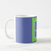 Graphic Nantucket on Hand Illustriert Pattern Tass Kaffeetasse (Links)