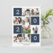 GRAPHIC NEW YEAR FEIERTAGSKARTE (Stehend Vorderseite)