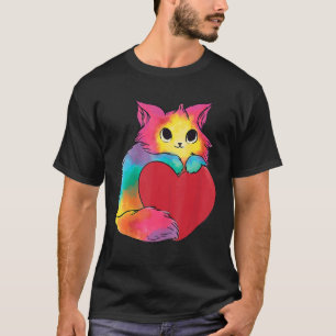 Graphic Niedlich Cats for Kitten Colorful Art T-Shirt
