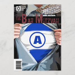 Graphic Novel Bar Mitzvah mit Bet Hey Einladung