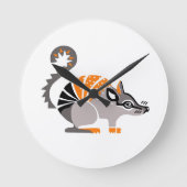 Graphic NUMBAT - Wildlife - Australia - Marsupial Runde Wanduhr (Vorderseite)