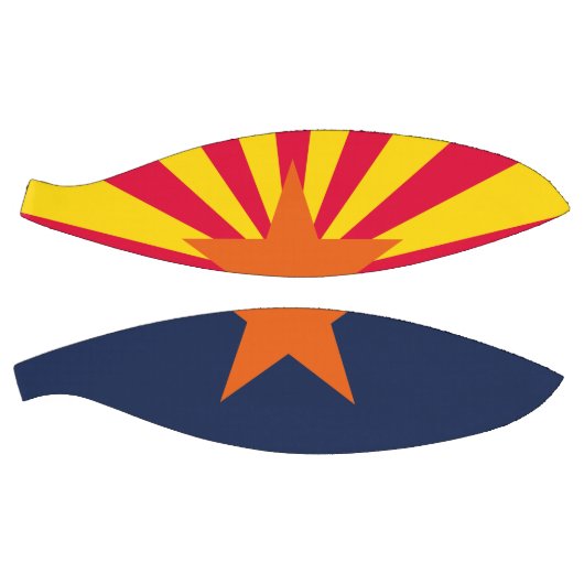 Graphic of a Dynamic Arizona State Flag Basketball (Panele)