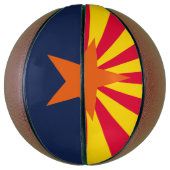 Graphic of a Dynamic Arizona State Flag Basketball (Vertikal)