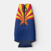 Graphic of a Dynamic Arizona State Flag Flaschenkühler (Rückseite)