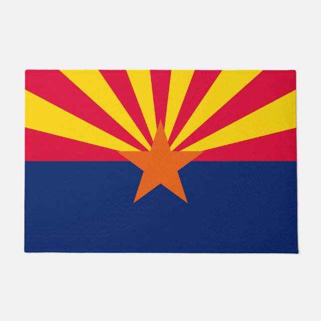 Graphic of a Dynamic Arizona State Flag Fußmatte (Vorderseite)