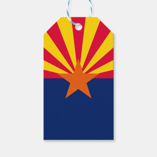 Graphic of a Dynamic Arizona State Flag Geschenkanhänger (Vorderseite)