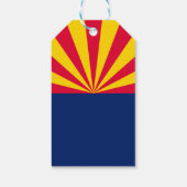 Graphic of a Dynamic Arizona State Flag Geschenkanhänger (Rückseite)
