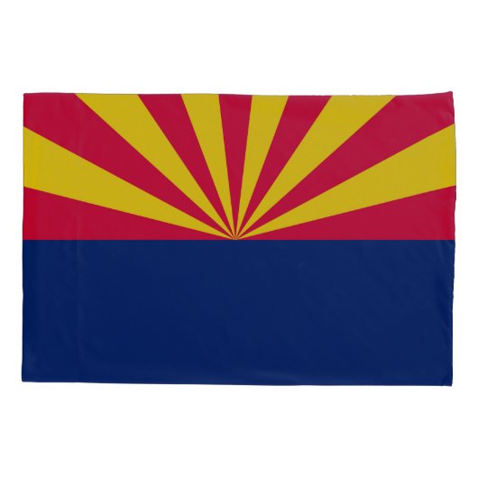 Graphic of a Dynamic Arizona State Flag Kissenbezug (Rückseite)