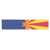 Graphic of a Dynamic Arizona State Flag Kurzer Tischläufer (Horizontal)