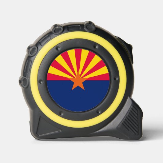 Graphic of a Dynamic Arizona State Flag Maßband (Vorderseite)