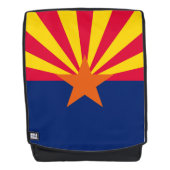 Graphic of a Dynamic Arizona State Flag Rucksack (Vorderseite)