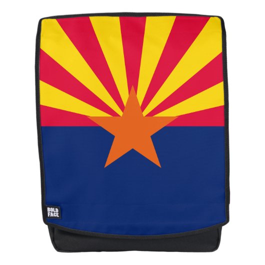 Graphic of a Dynamic Arizona State Flag Rucksack (Vorderseite)