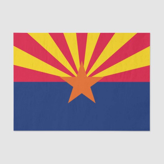Graphic of a Dynamic Arizona State Flag Seidenpapier (Vorderseite)