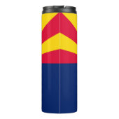 Graphic of a Dynamic Arizona State Flag Thermosbecher (Rückseite)