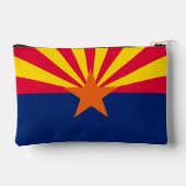 Graphic of a Dynamic Arizona State Flag Zubehörtasche (Rückseite)