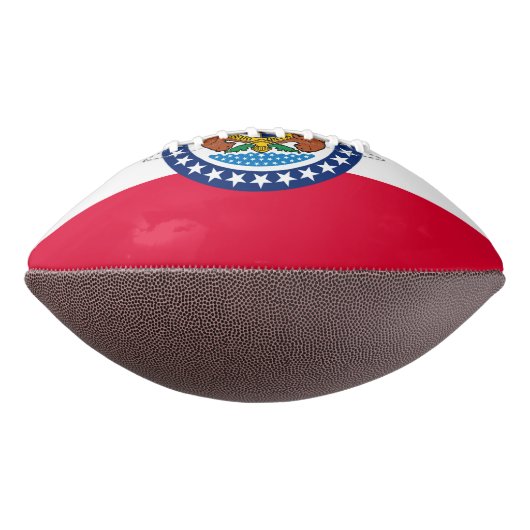 Graphic of a Dynamic Missouri State Flag Football (Gedreht 90)