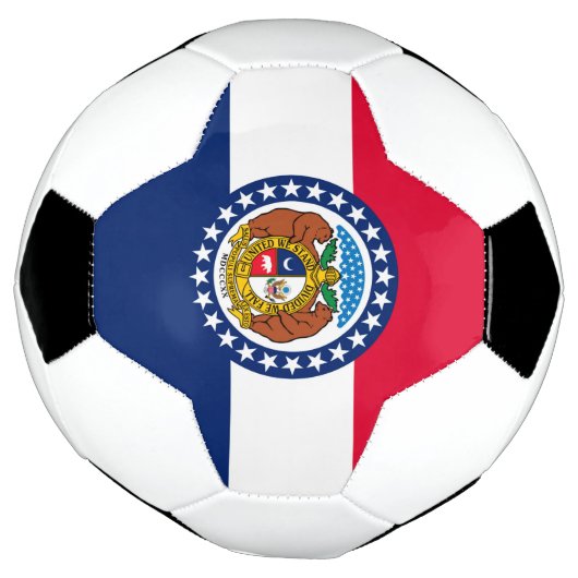 Graphic of a Dynamic Missouri State Flag Fußball (Gedreht)