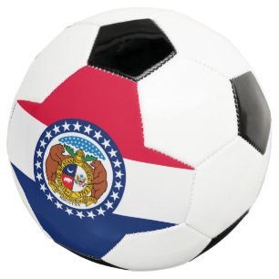 Graphic of a Dynamic Missouri State Flag Fußball