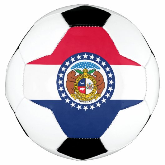Graphic of a Dynamic Missouri State Flag Fußball (Vorderseite)