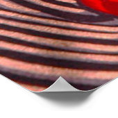 Graphic on Japanese Traditional Kiteart, kite, sam Poster (Ecke)