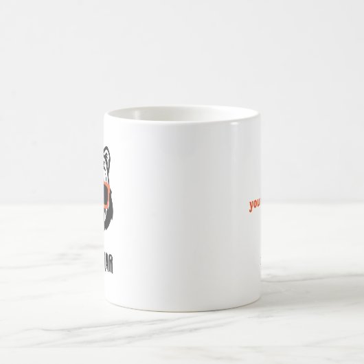 Graphic Papa Bear Personalisiert Kaffeetasse (Mittel)