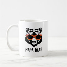 Graphic Papa Bear Personalisiert