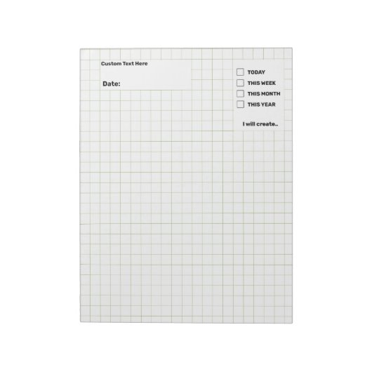 Graphic Paper Engineering Graph Sheets Notizblock (Rotiert)
