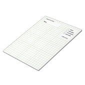 Graphic Paper Engineering Graph Sheets Notizblock (angewinkelt)