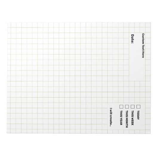 Graphic Paper Engineering Graph Sheets Notizblock (Vorderseite)