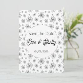 Graphic peonies. einladung