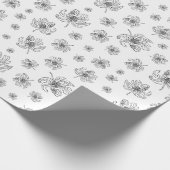 Graphic peonies. geschenkpapier (Ecke)