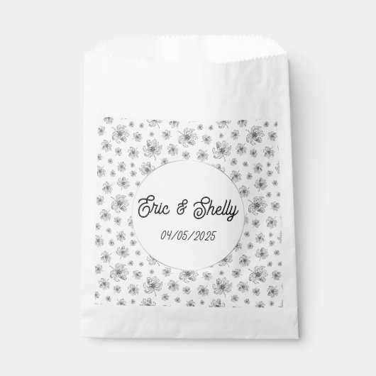 Graphic peonies. geschenktütchen (Vorderseite)