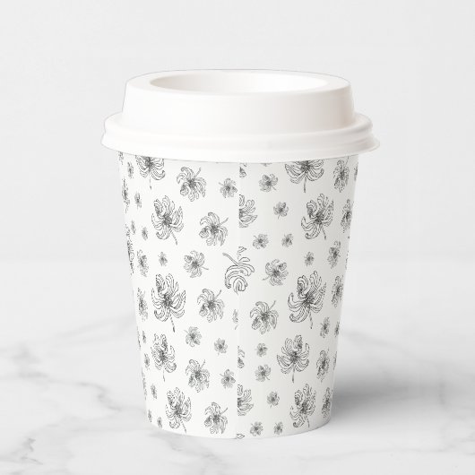 Graphic peonies. pappbecher (Rechts)