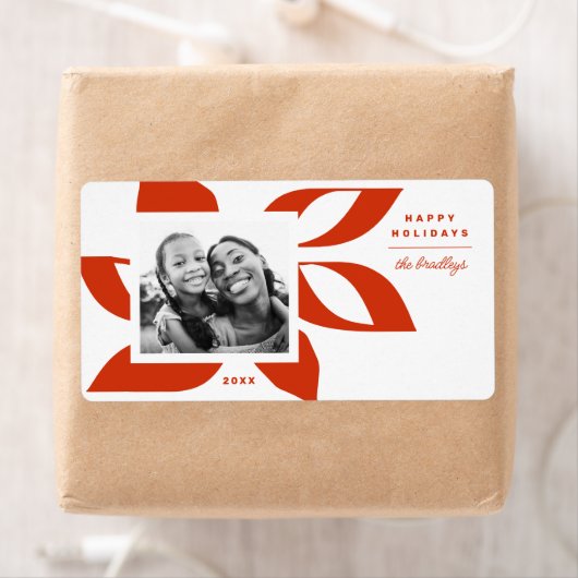 Graphic Poinsettia Foto (Insitu)