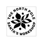 Graphic Poinsettia Gummistempel (Prägung)