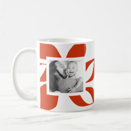 Graphic Poinsettia Holiday Foto Kaffeetasse