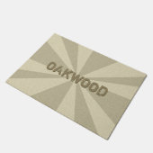 Graphic Rays Anpassbar jeder Farbe eines beliebige Fußmatte (Schrägansicht)