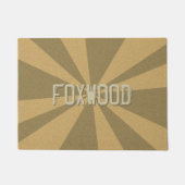 Graphic Rays Anpassbar jeder Farbe eines beliebige Fußmatte (Vorderseite)