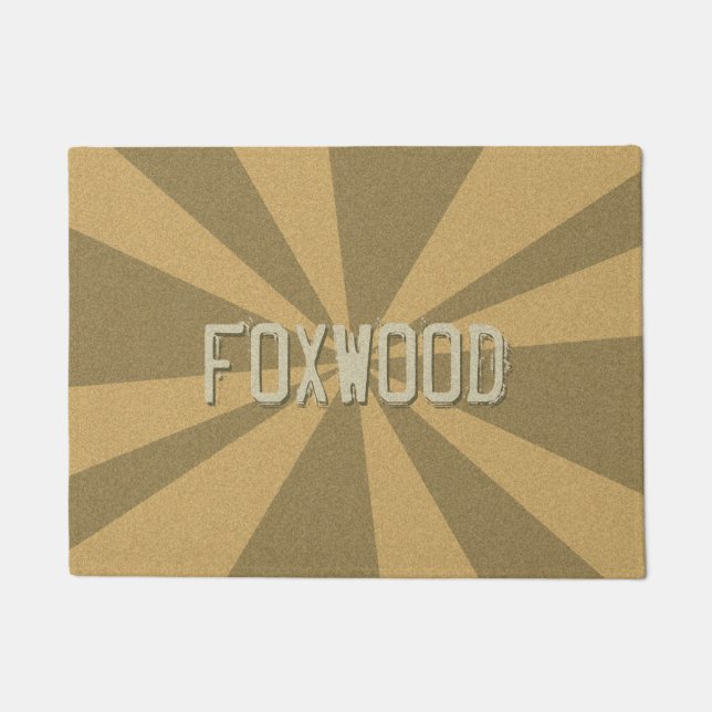 Graphic Rays Anpassbar jeder Farbe eines beliebige Fußmatte (Vorderseite)