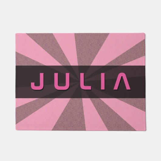 Graphic Rays Anpassbar jeder Farbe eines beliebige Fußmatte (Vorderseite)