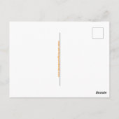 Graphic Red WOLF - Animal love- Nature - Wildlife Postkarte (Rückseite)