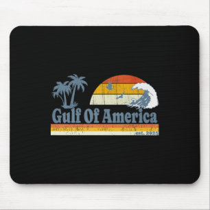 Graphic Retro Gulf of US America Vergessen Sie nie Mousepad